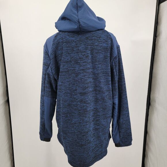 FC Barcelona Mens Long Sleeve Full Zip Hoodie Windbreaker/Sweater Jacket L - Picture 4 of 12